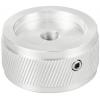 TRU COMPONENTS TC-11613824 otočný knoflík s označením stříbrná (Ø x v) 34 mm x 17 mm hliník 1 ks