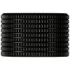 TRU COMPONENTS TC-11613808 otočný knoflík s označením černá (Ø x v) 25 mm x 16 mm hliník 1 ks