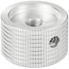 TRU COMPONENTS TC-11613812 otočný knoflík s označením stříbrná (Ø x v) 25 mm x 16 mm hliník 1 ks
