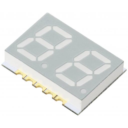 TRU COMPONENTS SMD LED červená 9 mcd 2-místný displej
