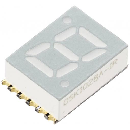 TRU COMPONENTS SMD LED červená 6 mcd Displej s podsvícením