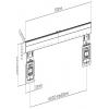 SpeaKa Professional SP-TVM-612 TV držák na zeď pevný, 109,2 cm (43) - 254,0 cm (100), SP-11466452