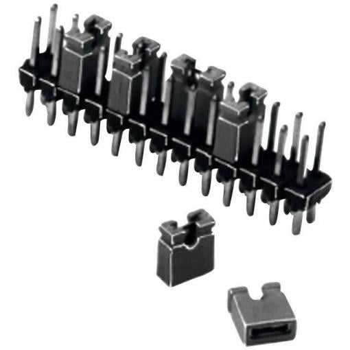 W & P Products 165-201-20-00 165-201-20-00 zkratovací můstek Rastr (rozteč): 2.54 mm Počet kontaktů v řadě:2 Množství: 1 ks