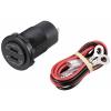 VOLTCRAFT Dvojitá zásuvka USB-C® 9 V - 30 V - 60 W Proudová zatížitelnost (max.)=3 A 12 až 24 V/DC