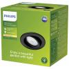 Philips LED 8720169266858 Fresco LED vestavné svítidlo, GU10, 4.6 W, černá