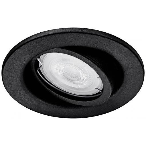 Philips LED 8720169266858 Fresco LED vestavné svítidlo, GU10, 4.6 W, černá