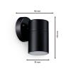 Philips LED Kylis 8720169266551 venkovní nástěnné LED osvětlení GU10 černá