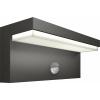 Philips LED Bustan 8720169257399 venkovní nástěnné LED osvětlení s PIR detektorem LED 3.8 W antracitová
