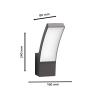 Philips LED Splay 8720169263796 venkovní nástěnné LED osvětlení LED 3.8 W antracitová