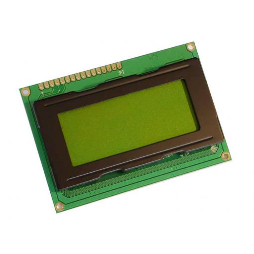 Display Elektronik LCD displej černá žlutozelená (š x v x h) 87 x 60 x 13.5 mm DEM16481SYH-LY-CYR