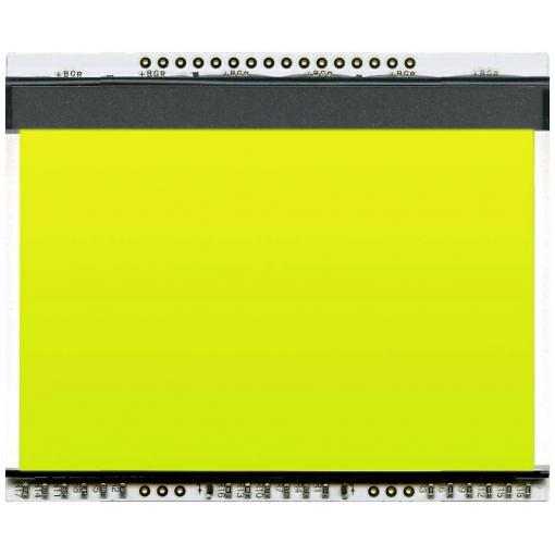 Display Elektronik podsvícení displeje žlutozelená