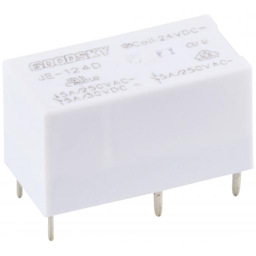 GoodSky JE-124D, JE-124D relé do DPS, 250 V/AC, 5 A, 1 ks