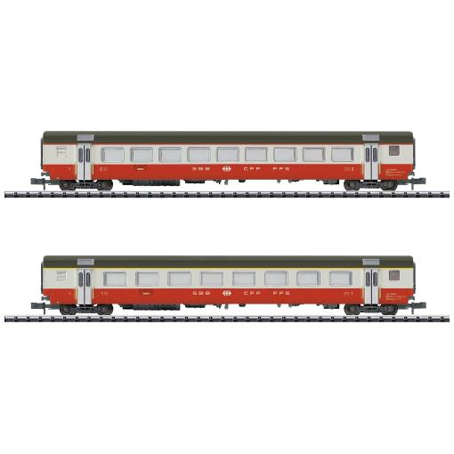 MiniTrix 18721 Sada 2 osobních vozů Swiss Express SBB Sada 2