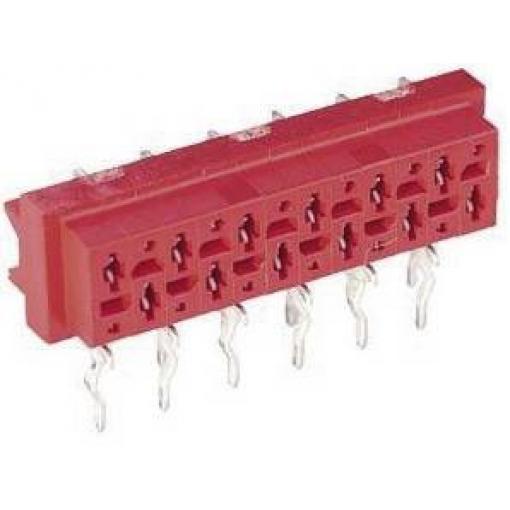 TE Connectivity Micro-MaTch zásuvkový konektor do DPS 12, rozteč 1.27 mm, 8-215460-2, 1 ks