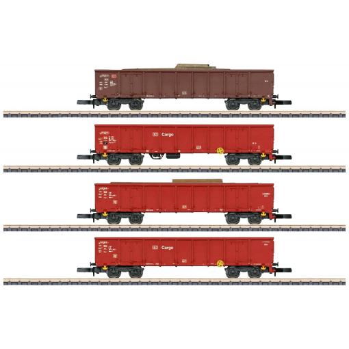 Märklin 82542 Sada 4 KS vysokostěnných vagónů DB AG