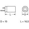 Frolyt E-KSU367 bipolární kondenzátor radiální 5 mm 47 µF 63 V 20 % (Ø x d) 10 mm x 16.5 mm 1 ks