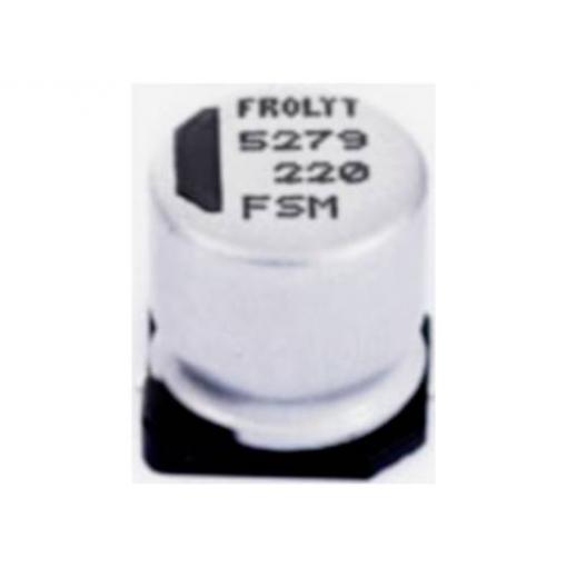 Frolyt E-RSY342 elektrolytický kondenzátor SMD 4.5 mm 220 µF 16 V 20 % (Ø x d) 8.9 mm x 12 mm 1 ks