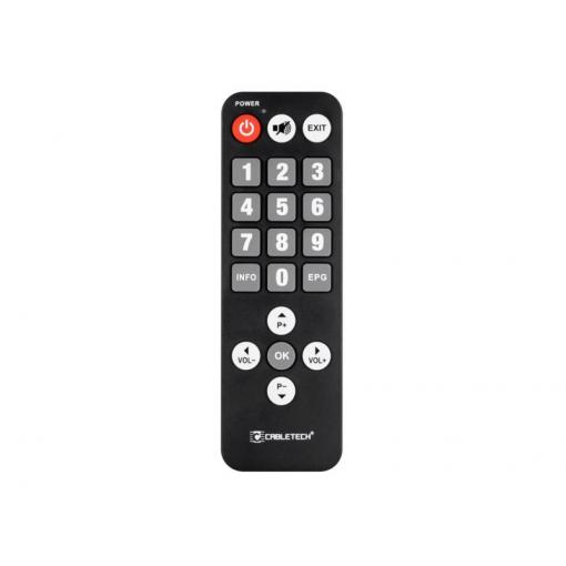 Ovladač dálkový DVB-T CABLETECH PIL0367 pro seniory