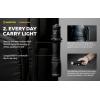 ArmyTek Dobermann Pro Warm LED kapesní svítilna, napájeno akumulátorem, 1400 lm, 114 g