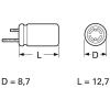Frolyt E-KSU457 bipolární kondenzátor radiální 5 mm 47 µF 35 V 20 % (Ø x d) 8.7 mm x 12.7 mm 1 ks