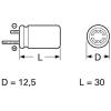 Frolyt E-KR3394 elektrolytický kondenzátor radiální 5 mm 220 µF 63 V (Ø x d) 12.5 mm x 30 mm 1 ks