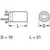 Frolyt E-KR3065 elektrolytický kondenzátor radiální 5 mm 220 µF 25 V (Ø x d) 10 mm x 21 mm 1 ks