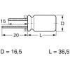 Frolyt E-RY3010 elektrolytický kondenzátor radiální 7.5 mm 3300 µF 35 V 20 % (Ø x d) 16.5 mm x 36.5 mm 1 ks