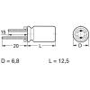 Frolyt E-KS3243 elektrolytický kondenzátor radiální 2.5 mm 100 µF 25 V 20 % (Ø x d) 6.8 mm x 12.5 mm 1 ks