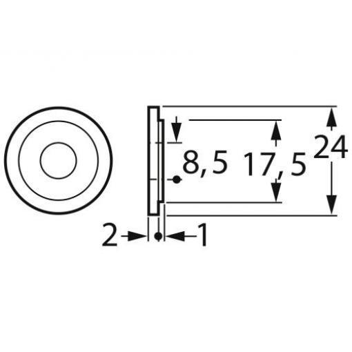 FTCAP I8-18 1004619 Izolační deska (Ø) 25 mm 1 ks