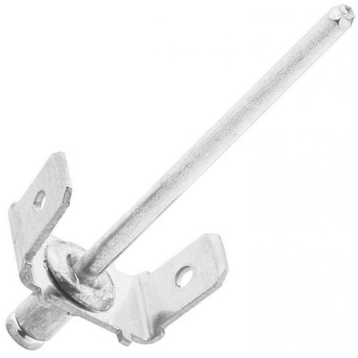 PB Fastener RIVZN 263 přípojné uzemnění Šířka zástrčky: 6.3 mm Tloušťka konektoru: 0.8 mm 180 ° bez izolace kov 1 ks