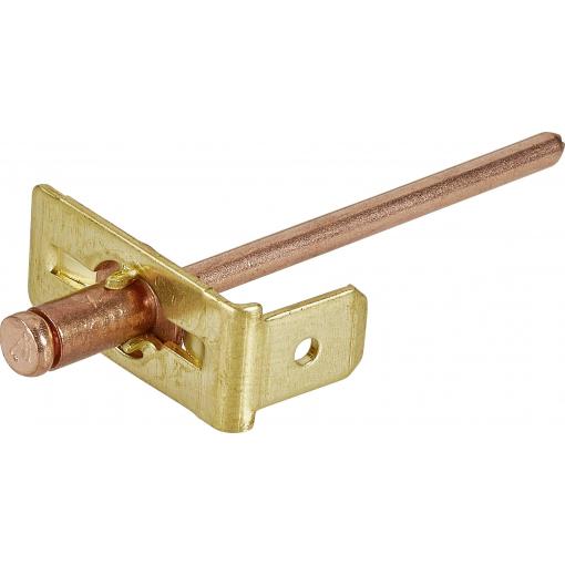 PB Fastener RIV 163 přípojné uzemnění Šířka zástrčky: 6.3 mm Tloušťka konektoru: 0.8 mm 180 ° bez izolace kov 1 ks