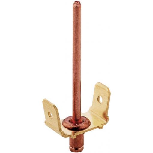 PB Fastener RIV 263 přípojné uzemnění Šířka zástrčky: 6.3 mm Tloušťka konektoru: 0.8 mm 180 ° bez izolace kov 1 ks