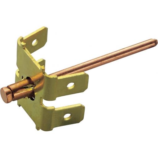 PB Fastener RIV 463 přípojné uzemnění Šířka zástrčky: 6.3 mm Tloušťka konektoru: 0.8 mm 180 ° bez izolace kov 1 ks