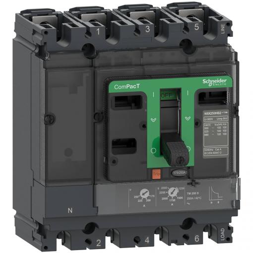 Schneider Electric C25F4TM250 výkonový vypínač 1 ks