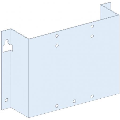 Schneider Electric LVS03050 PismaSeT-P, montážní deska Compact NSX/NSX Vigi100-4pólový, klopná páka, pevná montáž, vertikální, šířka = 250 3 mm, výška = 9