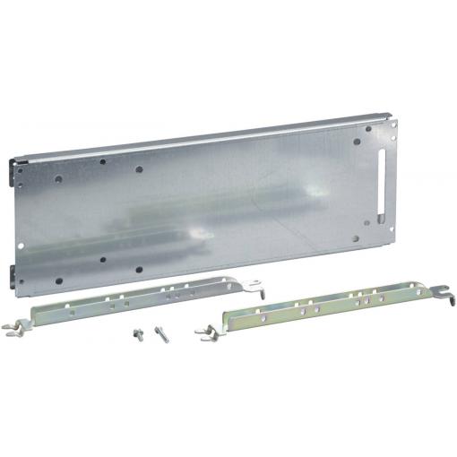 Schneider Electric LVS03500 PrismaSeT-P, montážní deska, MasterPacT MTZ2, 4pólový, pevná montáž/zásuvná montáž, vertikální, šířka = 08-40 3 mm Mounting plate 1