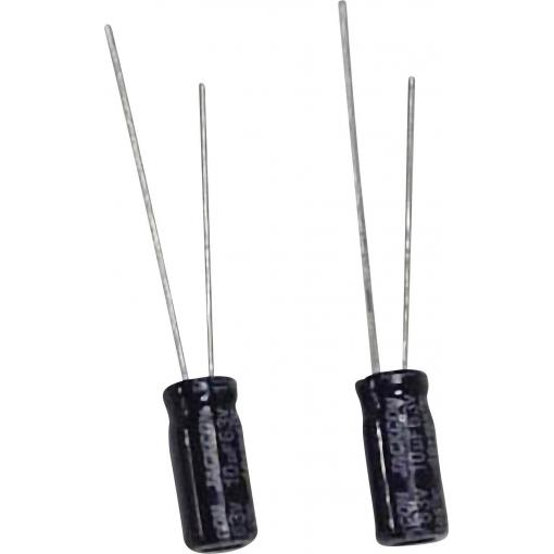 elektrolytický kondenzátor radiální 5 mm 100 µF 63 V 20 % (Ø x v) 10 mm x 12.5 mm 1 ks