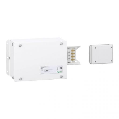 Schneider Electric KNA160AB4 KNA koncový napájecí box, 160 a, vlevo nebo vpravo Napájecí skříňka bílá 1 ks
