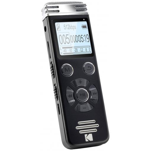 Kodak VRC450 digitální diktafon Maximální čas nahrávání 581 h černá, stříbrná