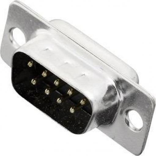 MH Connectors MHDB09-SP 2101-0180-01 D-SUB kolíková lišta 180 ° Pólů: 9 pájecí kalíšek 1 ks