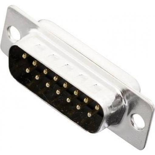 MH Connectors MHDB15-SP 2101-0180-02 D-SUB kolíková lišta 180 ° Pólů: 15 pájecí kalíšek 1 ks