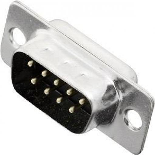 MH Connectors MHDM09-SP 2101-0200-01 D-SUB kolíková lišta 180 ° Pólů: 9 pájecí kalíšek 1 ks