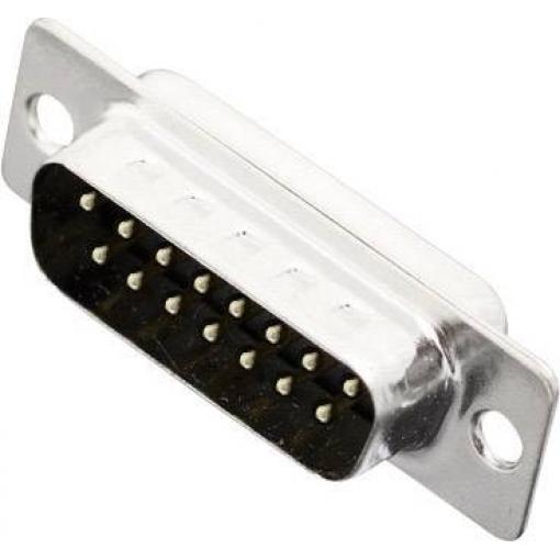 MH Connectors MHDM15-SP 2101-0200-02 D-SUB kolíková lišta 180 ° Pólů: 15 pájecí kalíšek 1 ks