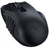 RAZER Naga V2 HyperSpeed optická ergonomická herní myš, přenos Bluetooth®, bezdrátový, 21 tlačítko, 30000 dpi, černá