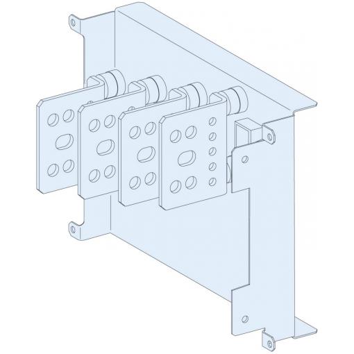 Schneider Electric LVS04460 PismaSeT-P, připojovací prodloužení, bez připojení, Compact NSX/NSX Vigi400-630, 4pólový, horizontální Připojná jednotka 1 ks