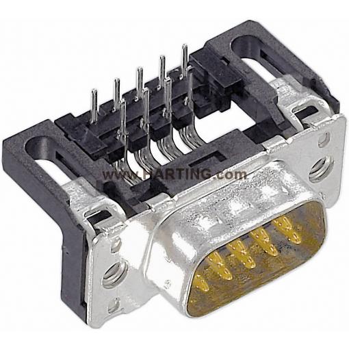 HARTING 09652626812 D-SUB kolíková lišta 90 ° Pólů: 15 pájené 1 ks
