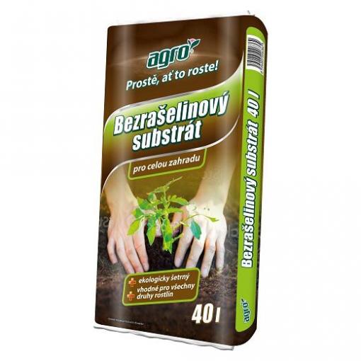 Bezrašelinový substrát AGRO 40l