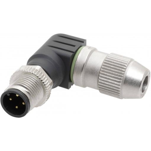 HARTING HARAX® M12-S neupravený zástrčkový konektor pro senzory - aktory, 21011405081, piny: 4, 1 ks