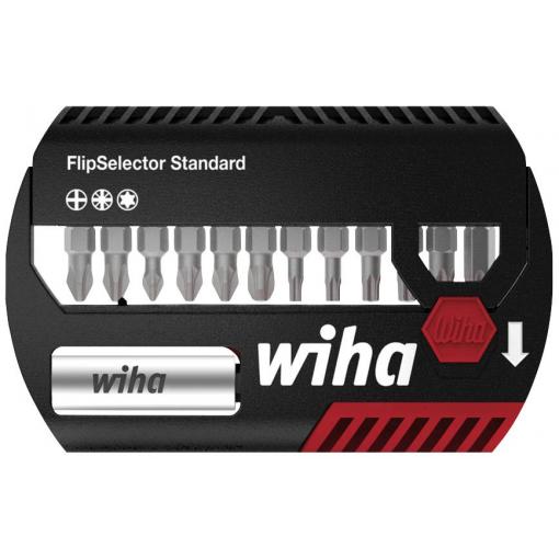 Wiha Bitsatz FlipSelektor Standard 13tlg+Halter 1/4Torx+PH+PZ 39040 sada bitů, 13dílná, křížový PH, křížový PZ, TORX, 1/4