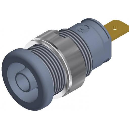 Hirschmann Test & Measurement SEB 2610 F4,8 bezpečnostní laboratorní zásuvka zásuvka, vestavná vertikální Ø pin: 4 mm šedá 1 ks